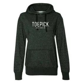 Toepick Women's French Terry Glitter Hoodie