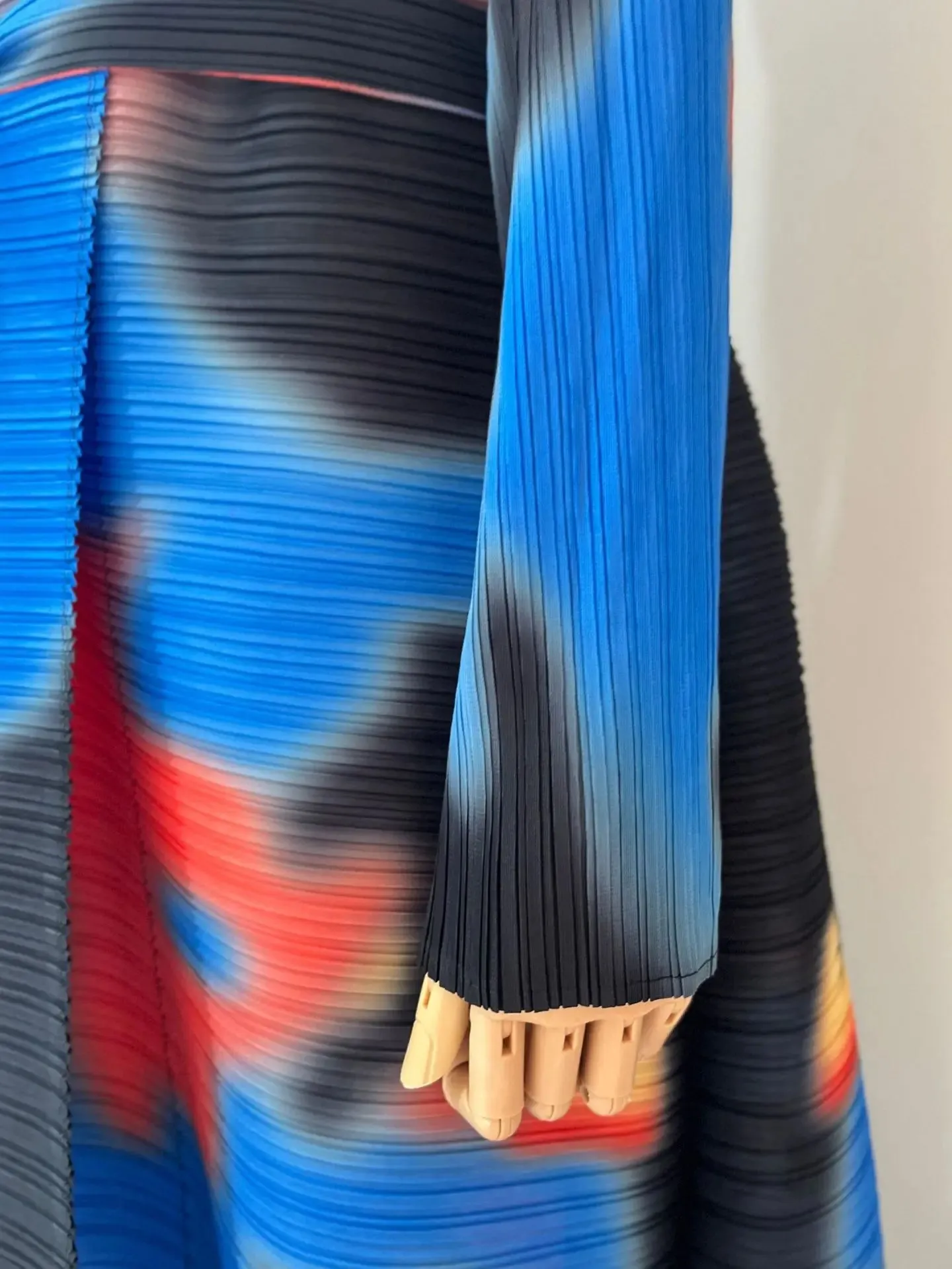 Truly Pleated Belted Long Cardigan