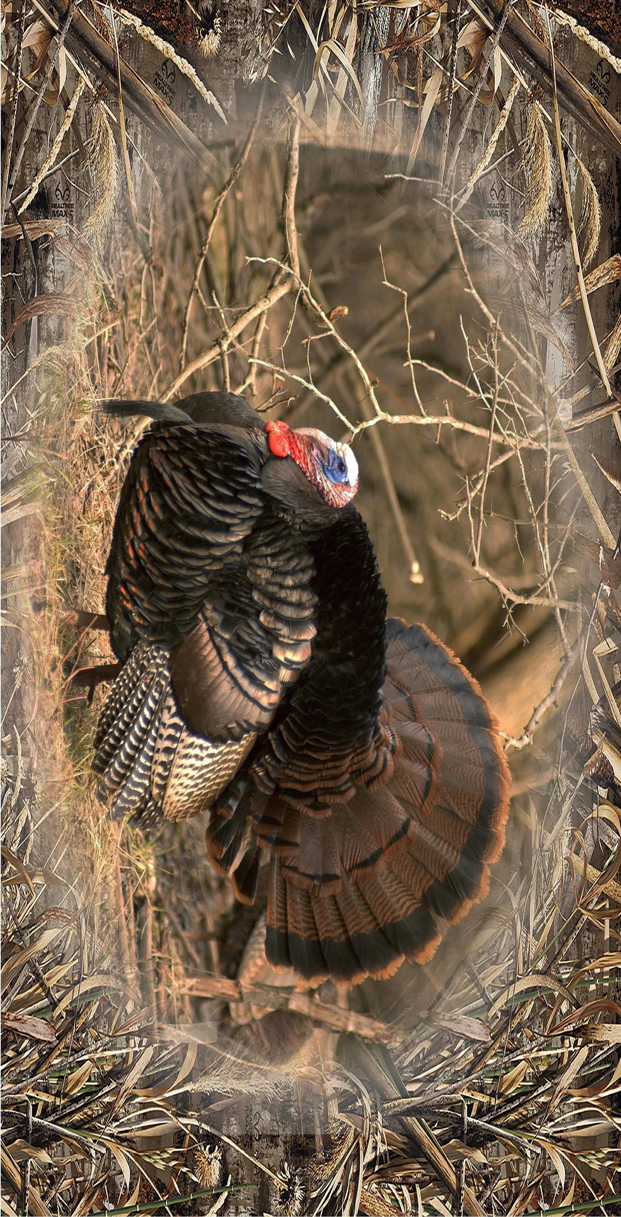 Turkey Hunting Cornhole Set With Bean Bags