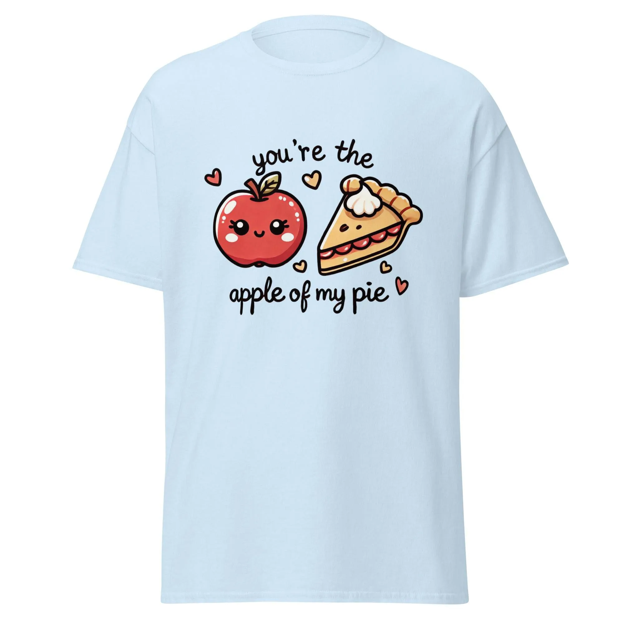 Unisex Fall Printed T-Shirt – "You're The Apple Of My Pie" – Fun Fall Graphic Tee for Apple Lovers"