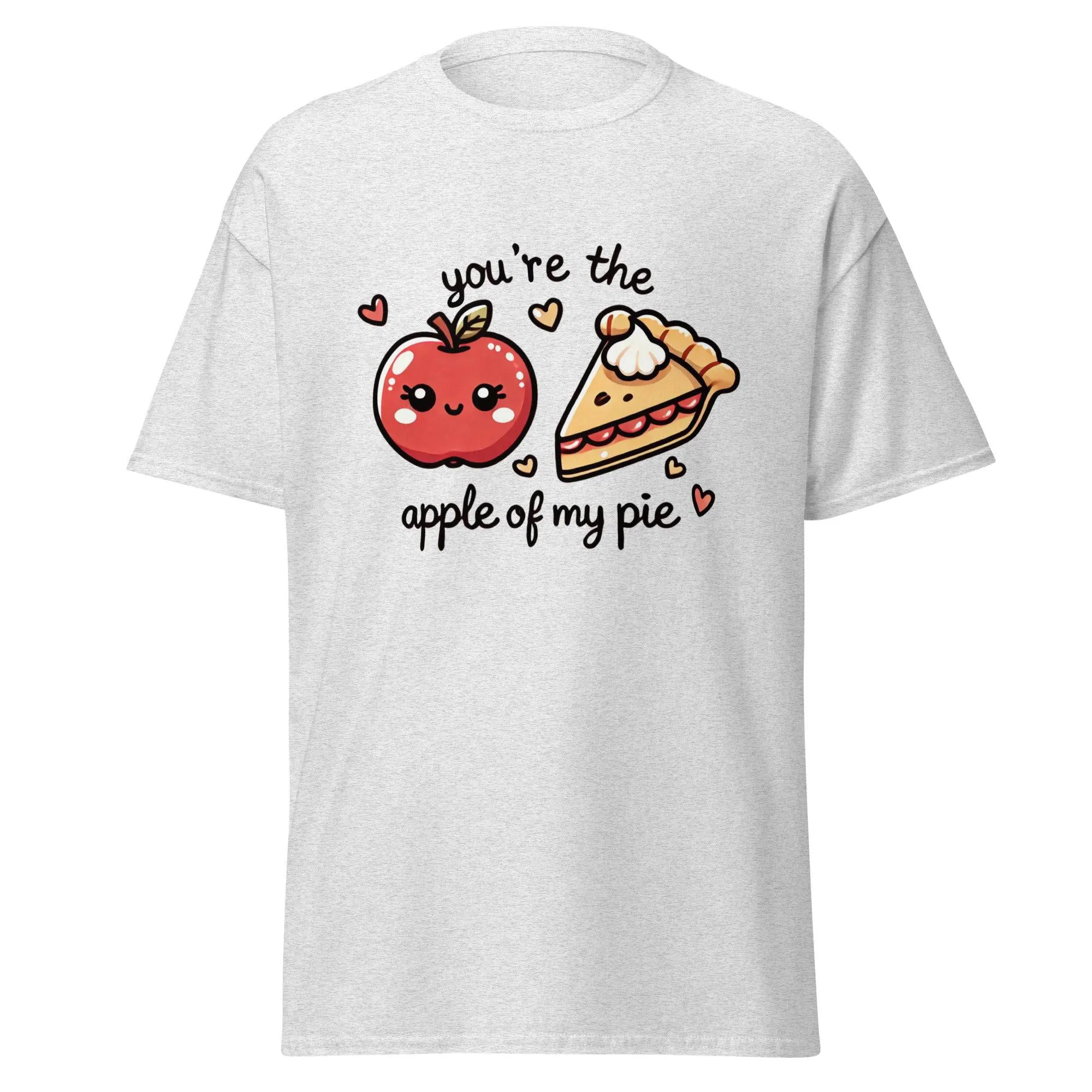 Unisex Fall Printed T-Shirt – "You're The Apple Of My Pie" – Fun Fall Graphic Tee for Apple Lovers"