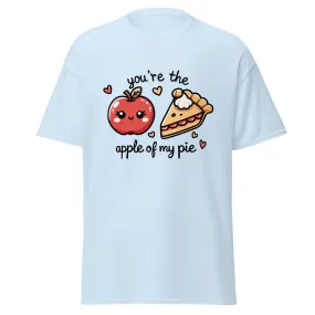 Unisex Fall Printed T-Shirt – "You're The Apple Of My Pie" – Fun Fall Graphic Tee for Apple Lovers"