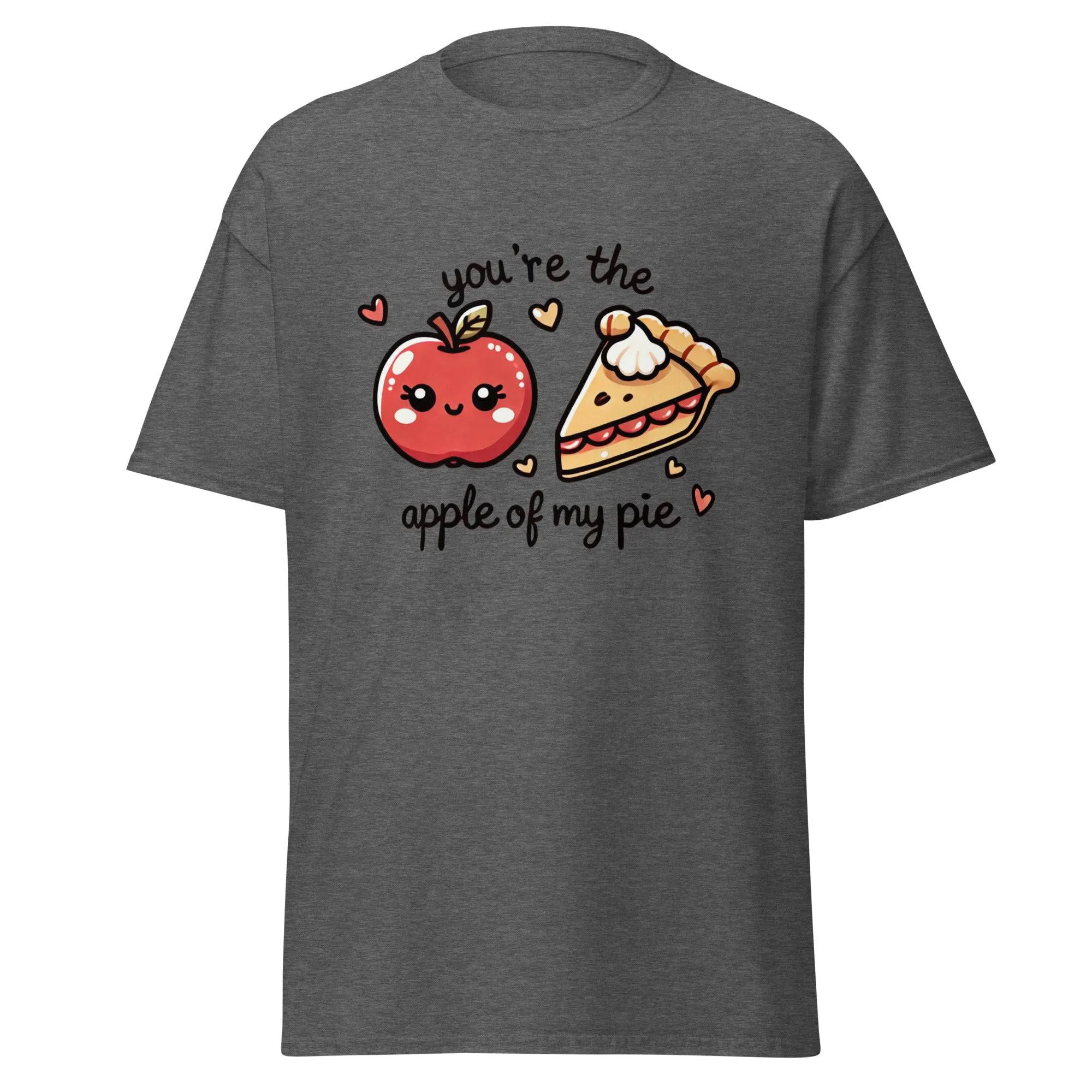 Unisex Fall Printed T-Shirt – "You're The Apple Of My Pie" – Fun Fall Graphic Tee for Apple Lovers"