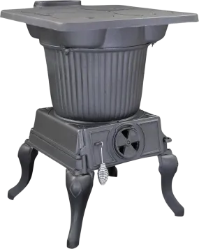 US Stove SR57E Rancher Cast Iron Coal Stove 1,000 sq. ft. 60,000 BTU New