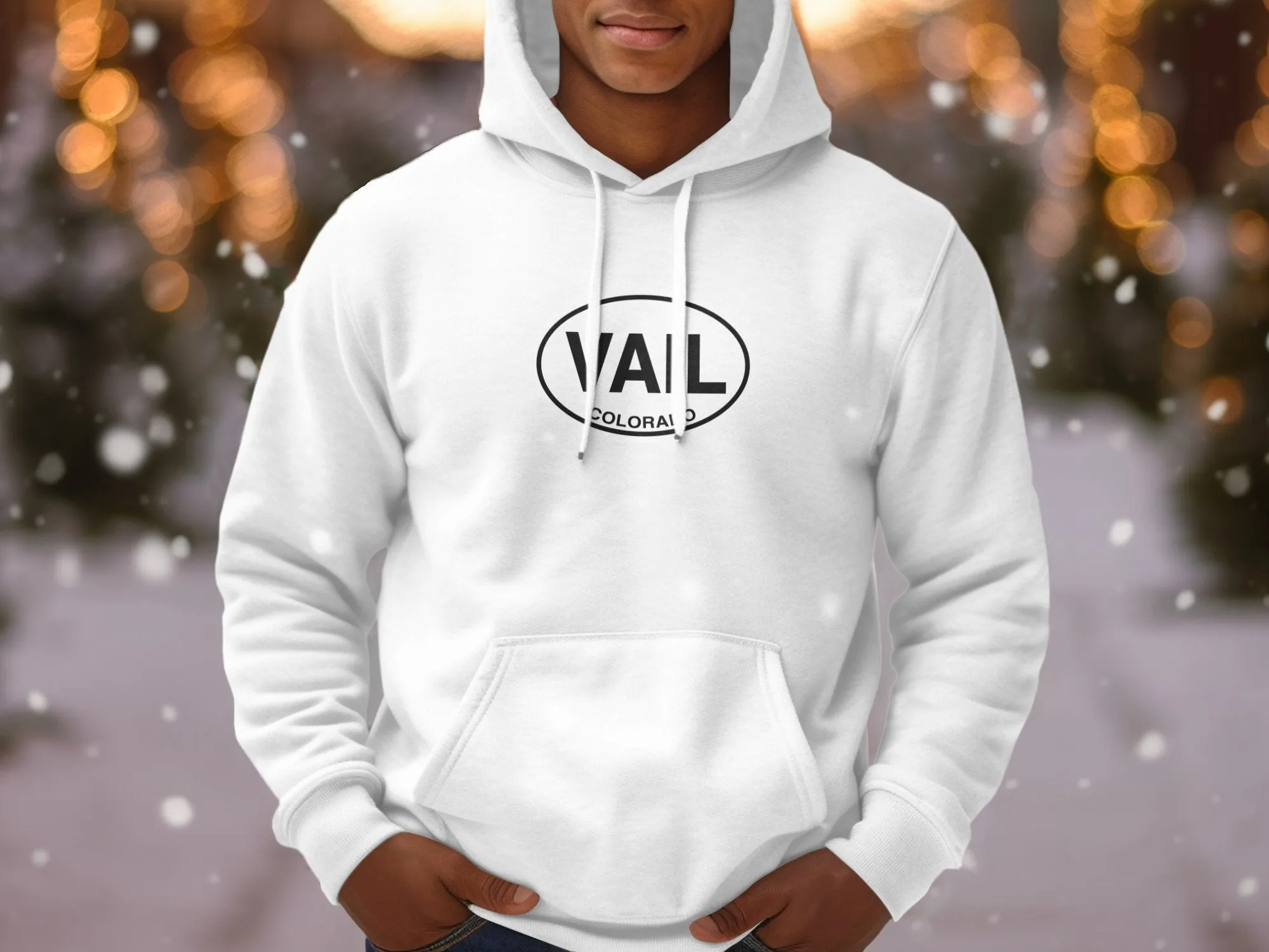 Vail Mens Hoodie - Mountain-Inspired Warmth for Ski Getaways