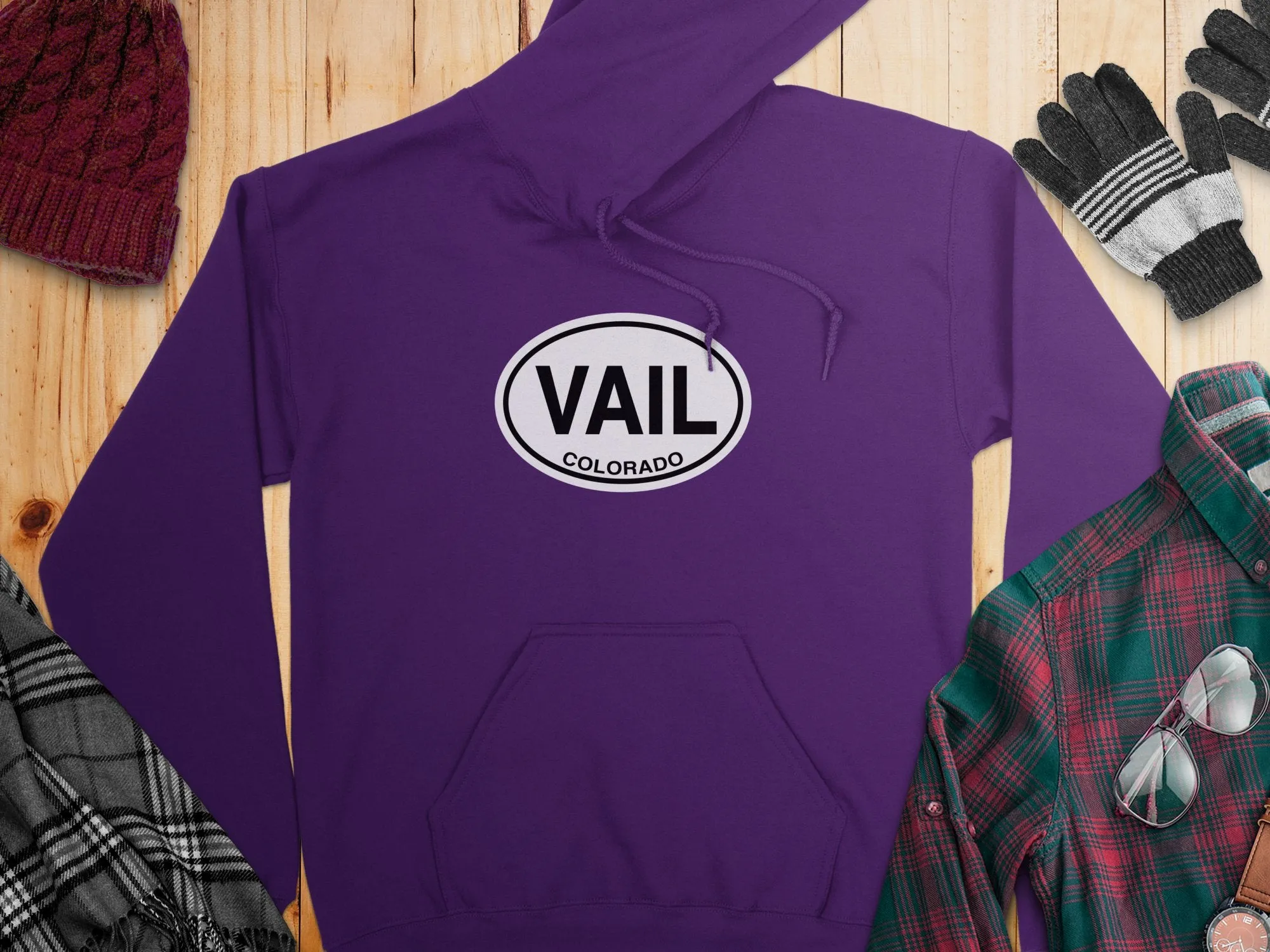 Vail Mens Hoodie - Mountain-Inspired Warmth for Ski Getaways