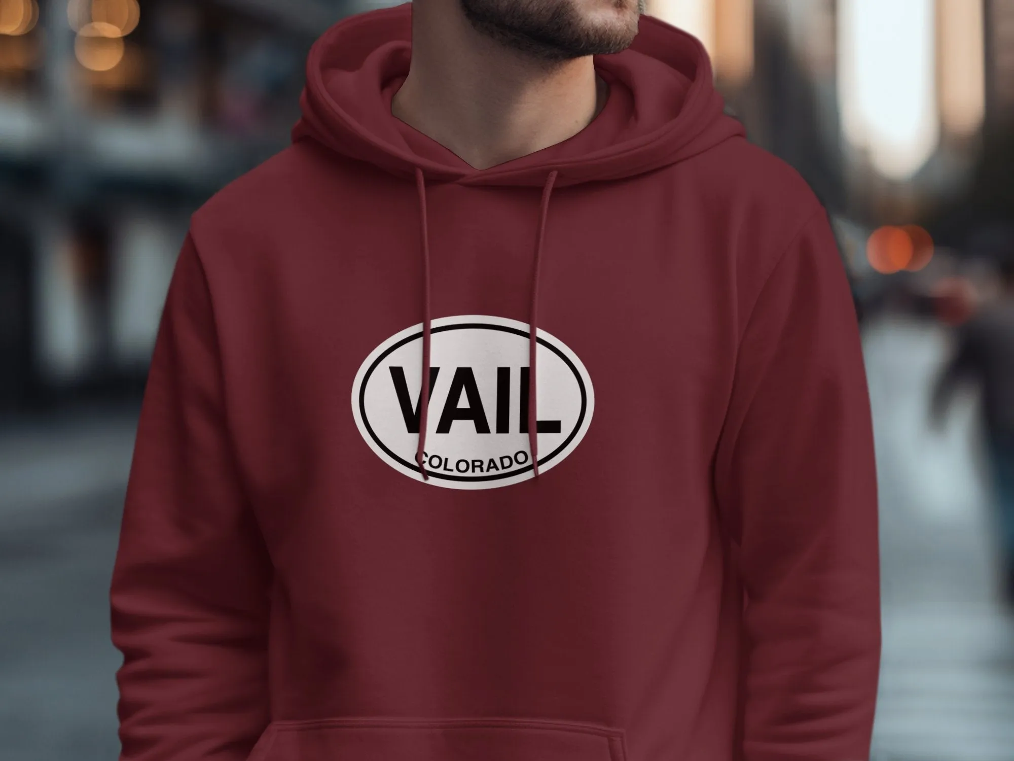 Vail Mens Hoodie - Mountain-Inspired Warmth for Ski Getaways