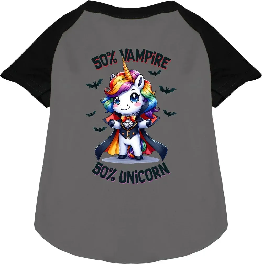 Vampire Unicorn Pet Shirt