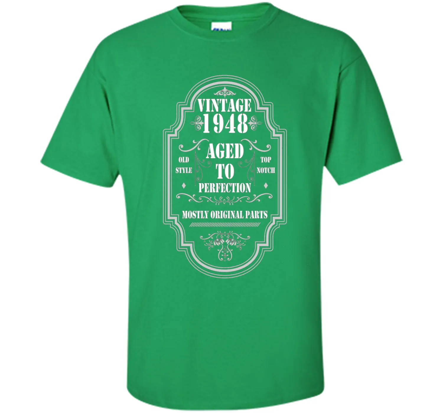 Vintage 1948 T-Shirt. Birthday Gifts For Women/Men
