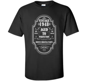 Vintage 1948 T-Shirt. Birthday Gifts For Women/Men