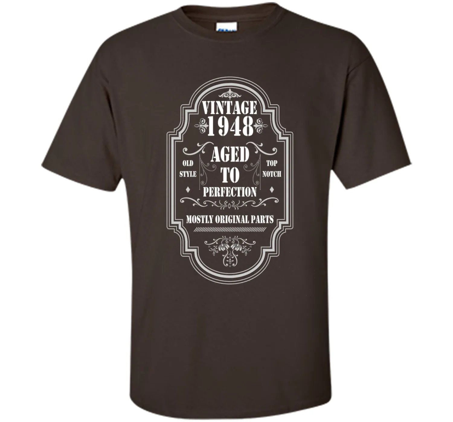 Vintage 1948 T-Shirt. Birthday Gifts For Women/Men