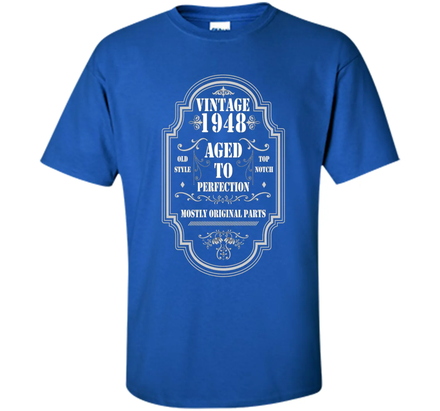 Vintage 1948 T-Shirt. Birthday Gifts For Women/Men