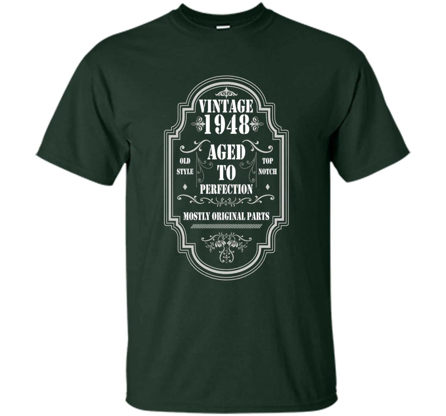 Vintage 1948 T-Shirt. Birthday Gifts For Women/Men