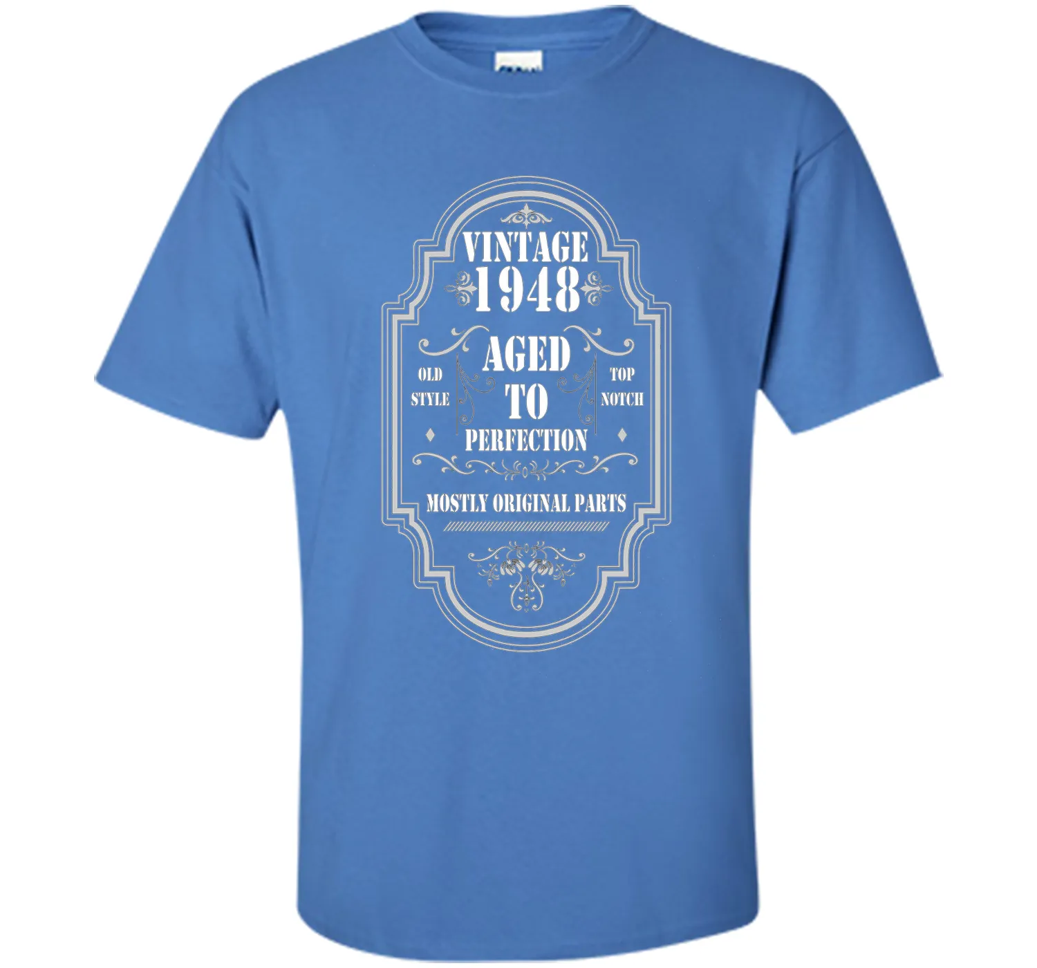 Vintage 1948 T-Shirt. Birthday Gifts For Women/Men