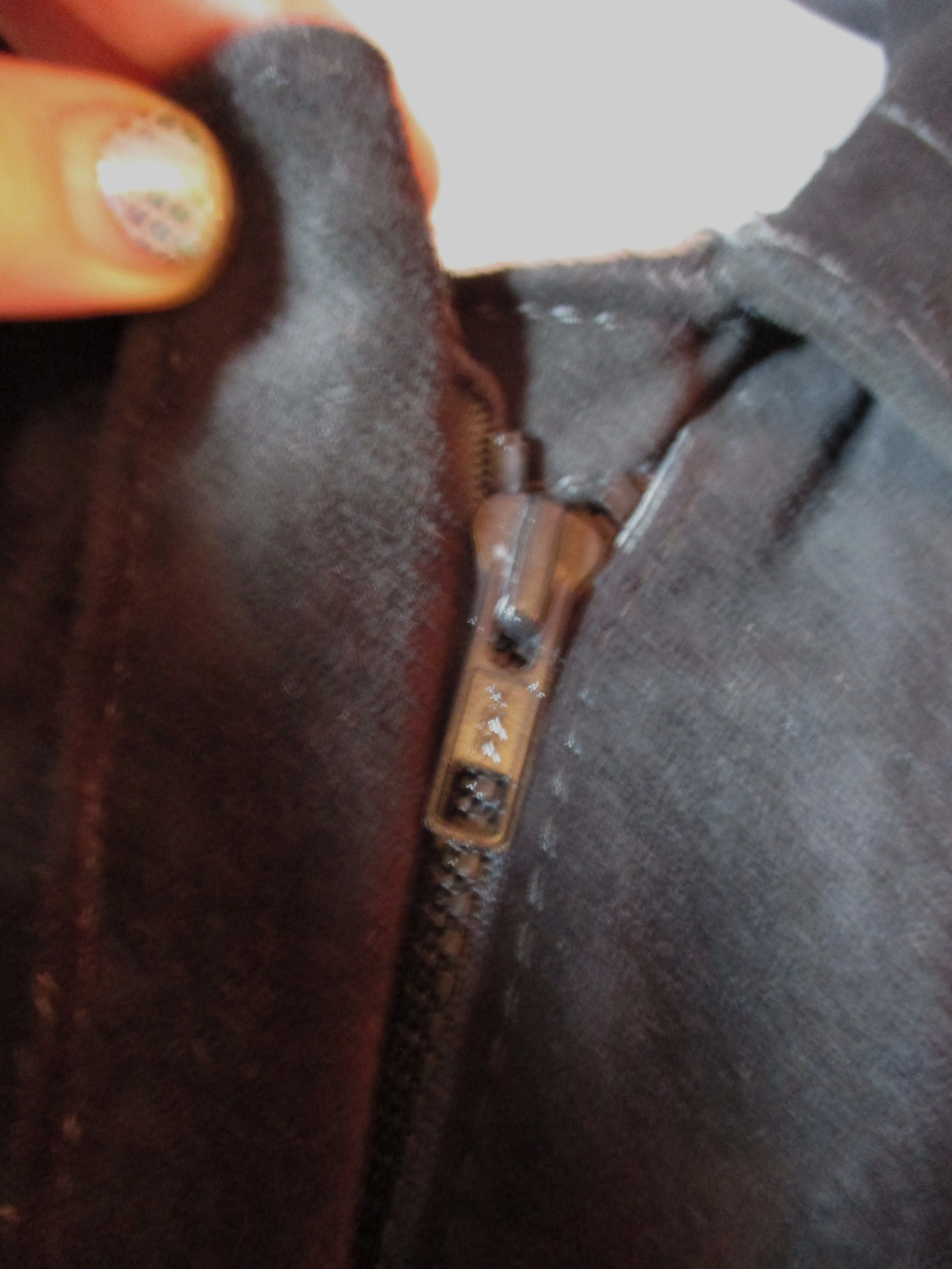 Vintage ARIAT LEATHERS USA Cowboy FRINGE Jacket Coat Hippie BLACK S