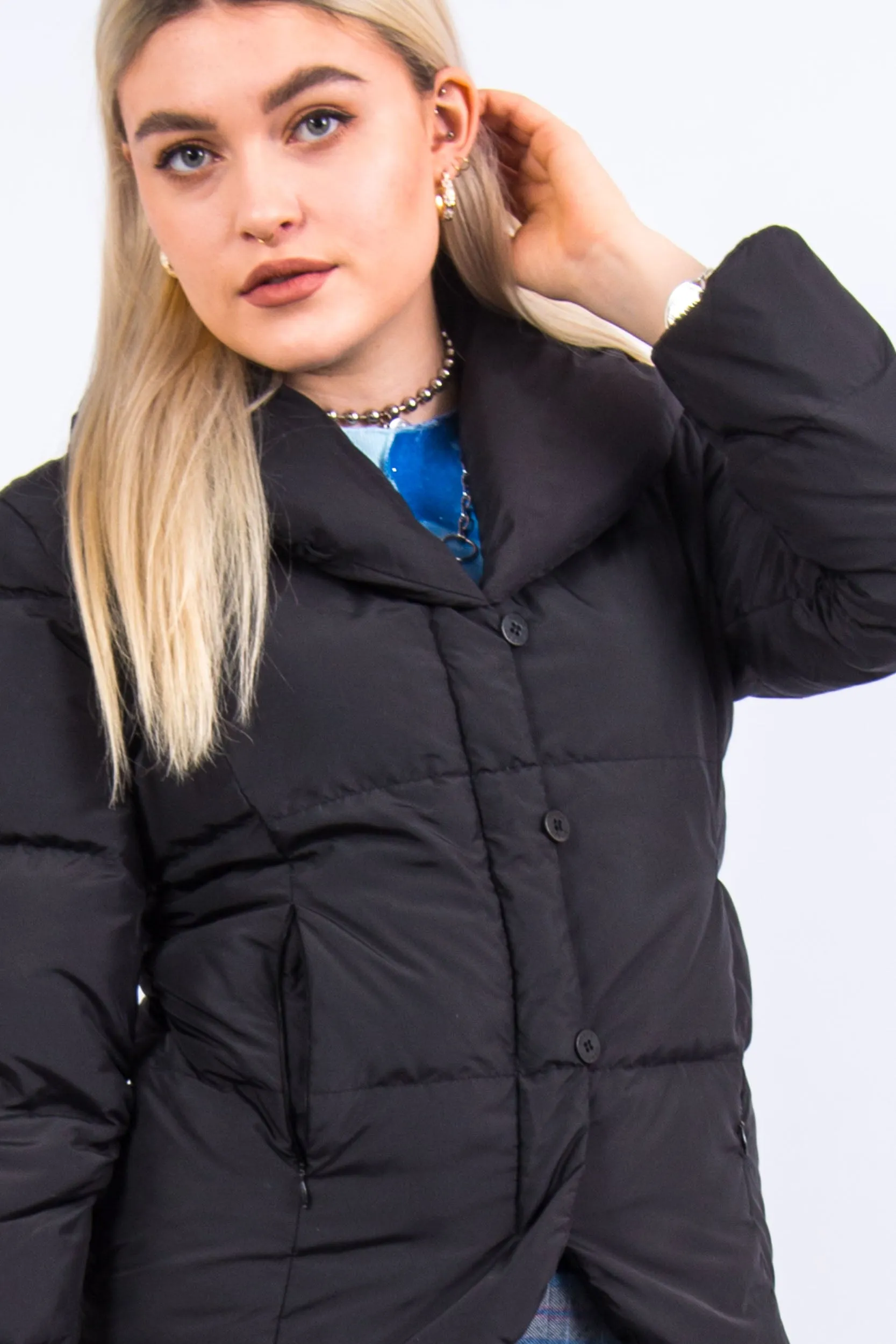 Vintage Guess Puffer Coat Jacket