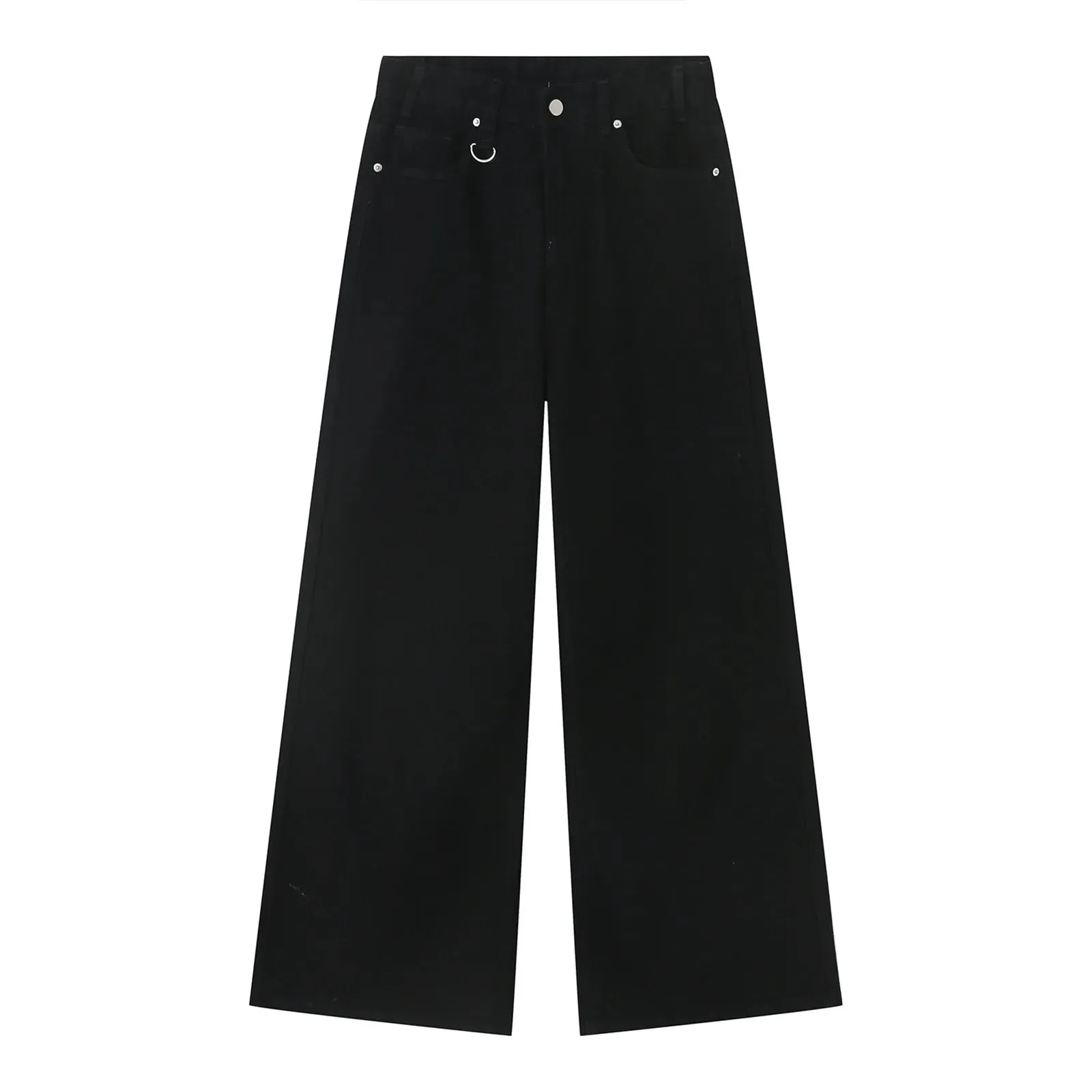 Vintage Jeans For Men Wide Leg Sweatpants Men's Baggy Jeans Retro Trousers Korean Fashion Loose Fit Denim Pants Streetwear