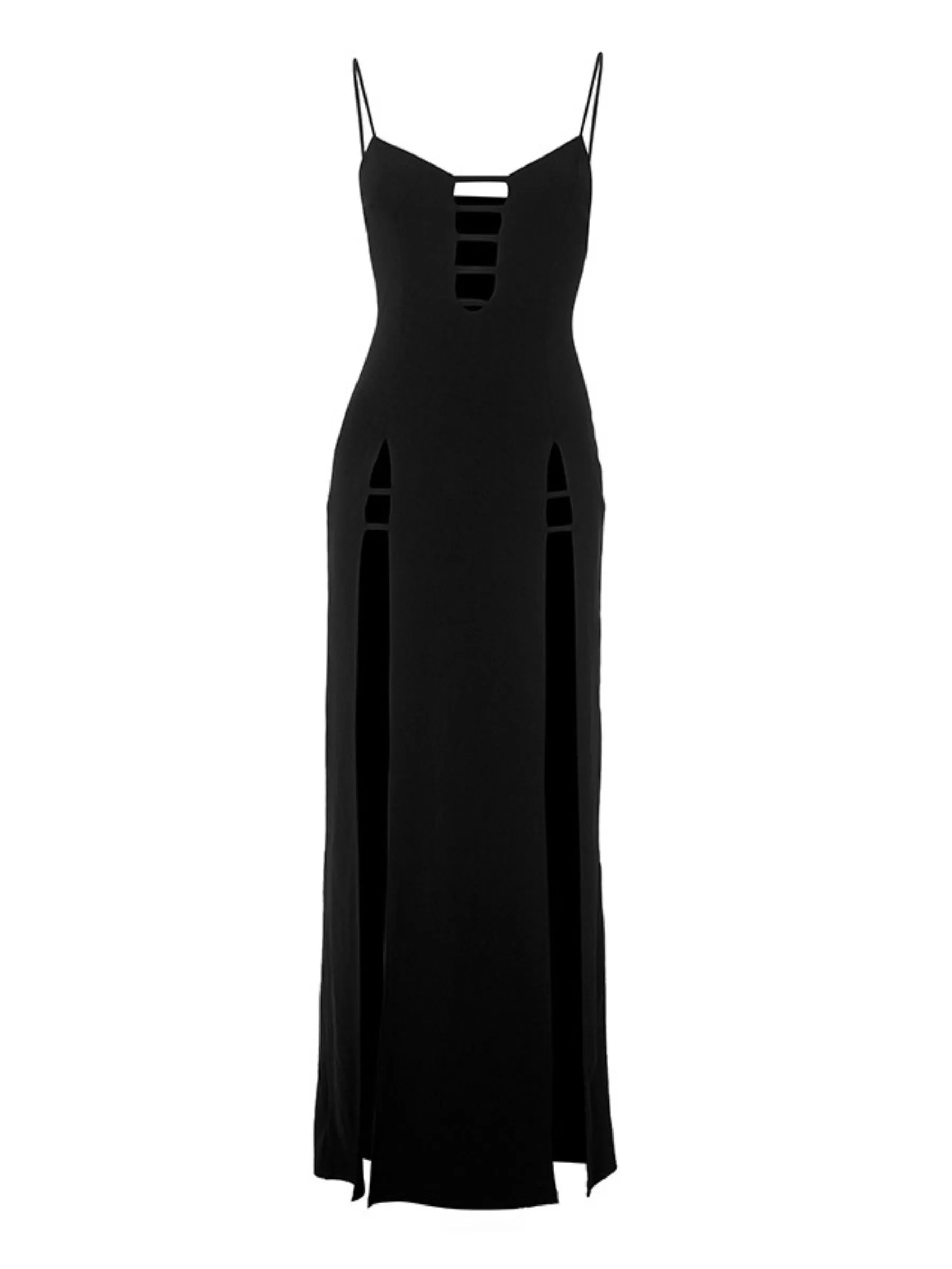Vvsha Mylie Deep Slit Maxi Dress