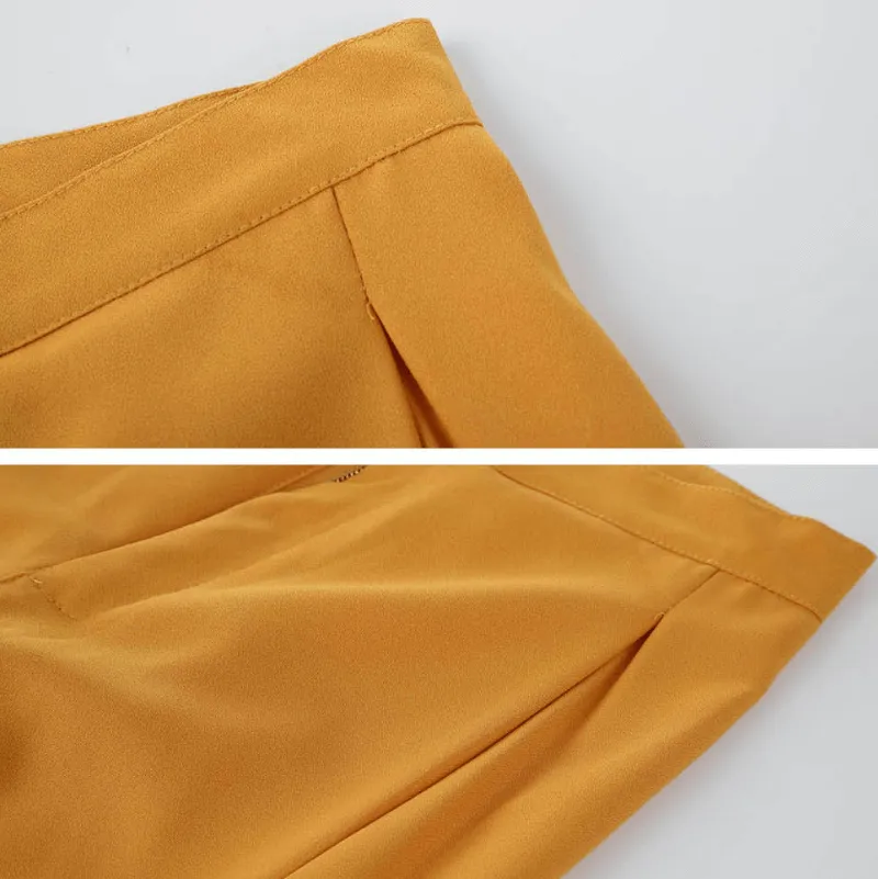 Wide Leg High Waist Loose Pockets Pants