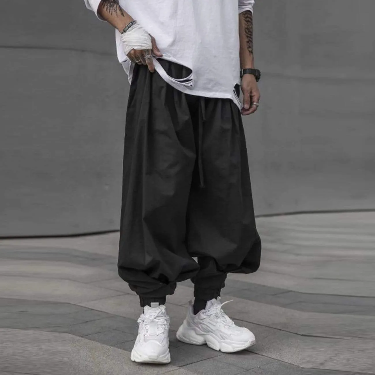 WLS Dark Wide Legs Pants