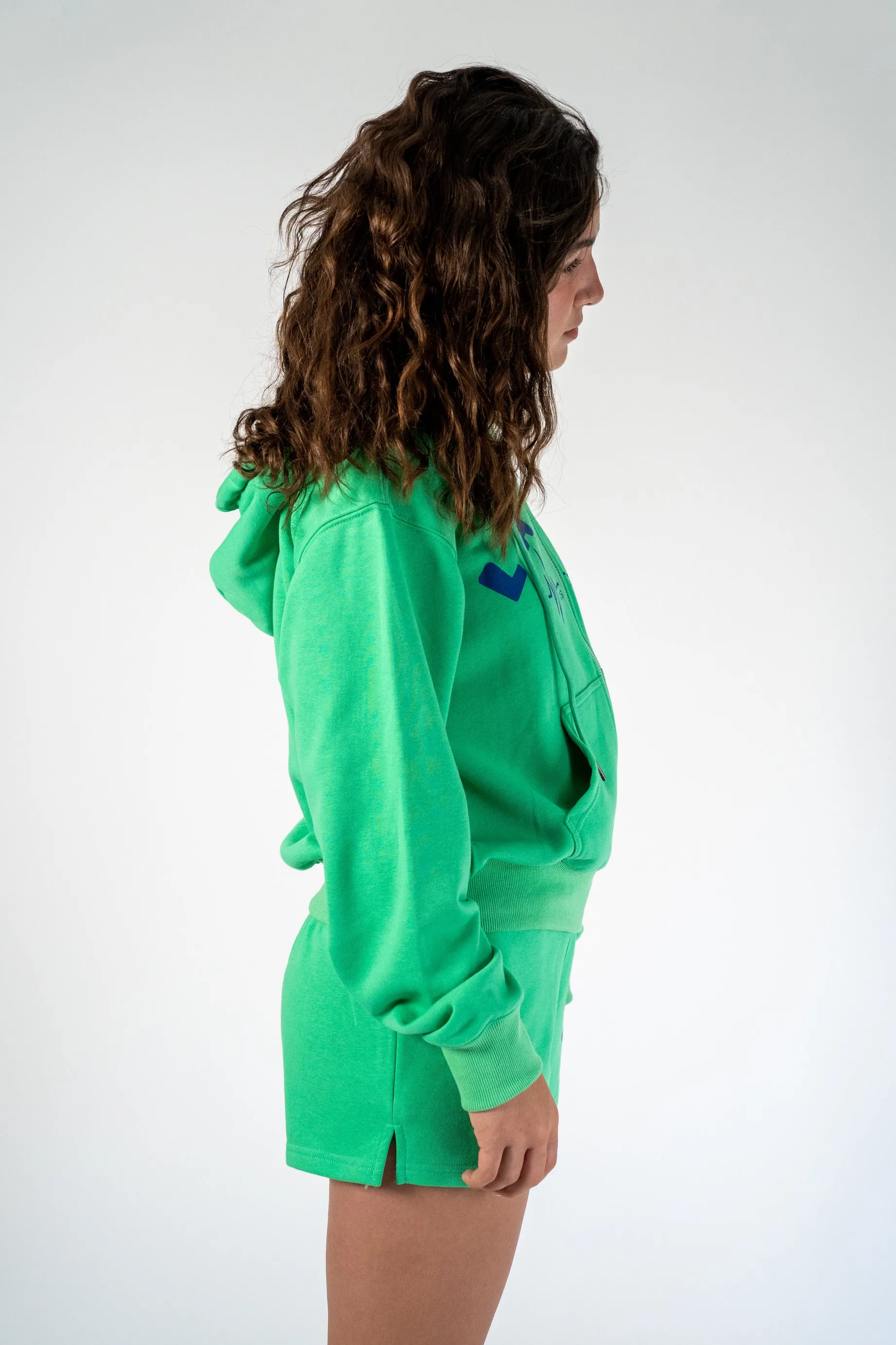 Wyatt Unisex Zip Hoodie (Green)