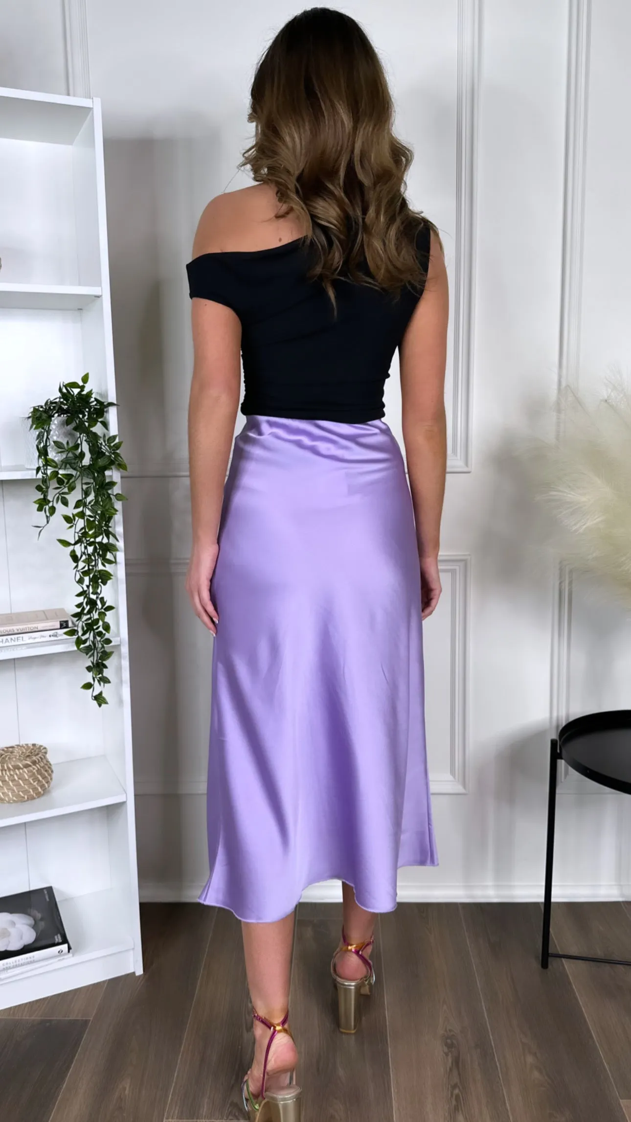Yaella Lilac Midi Skirt
