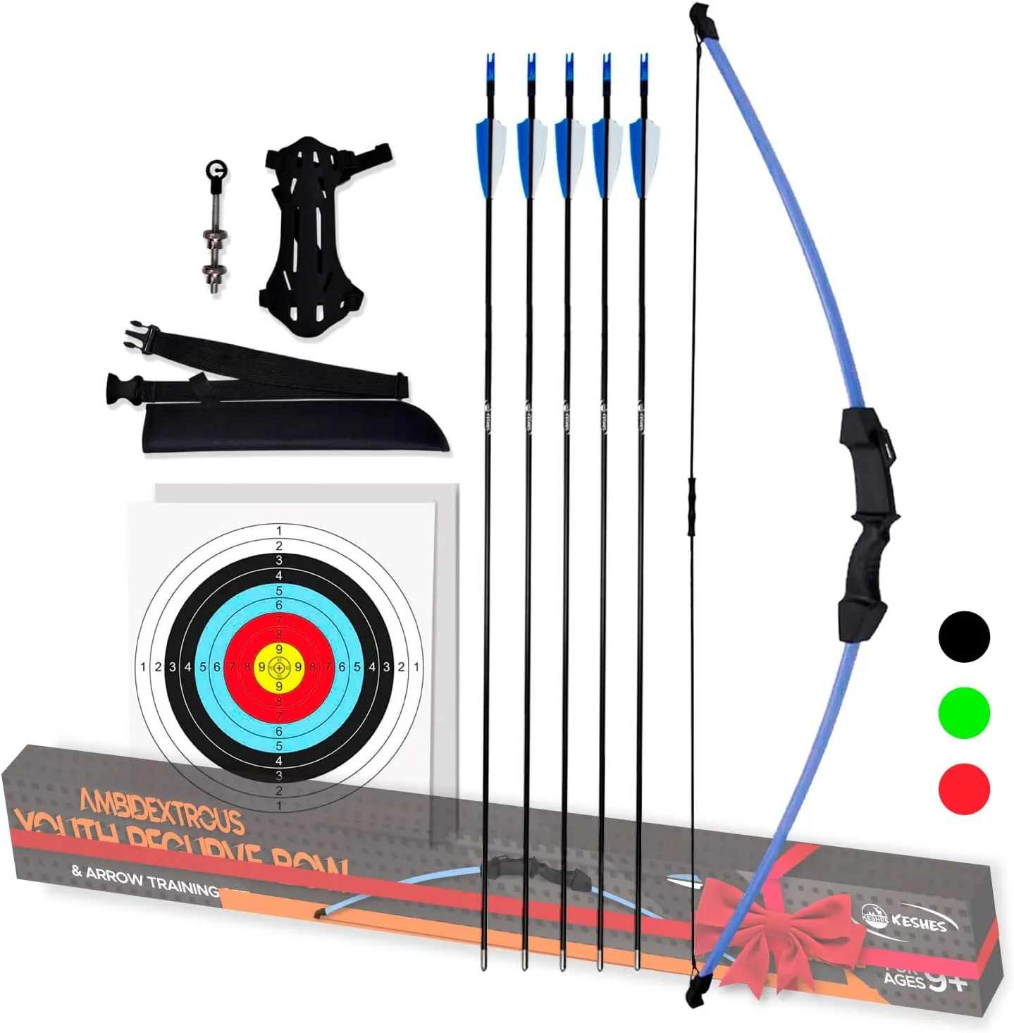 Youth Bow And Arrow Practive & Toy Set