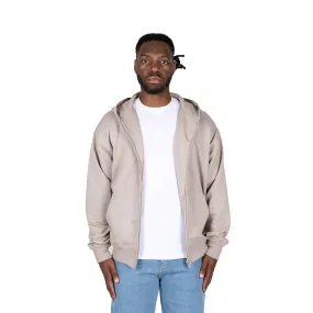 ZIP UP HOODIE - LIGHT GREY